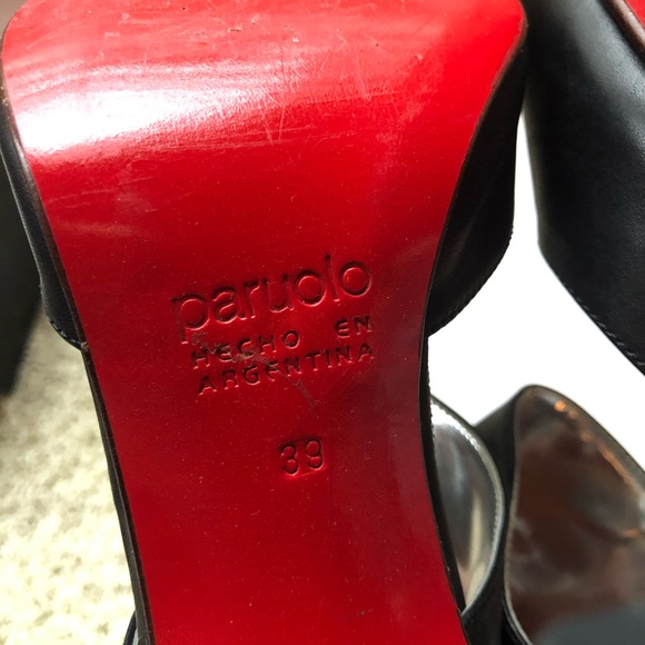 Black Argentinian leather shoes with red soles! - Picture 8 of 8